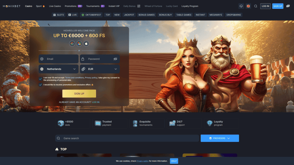 monixbet casino buitenland