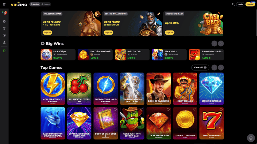 vipzino casino buitenland